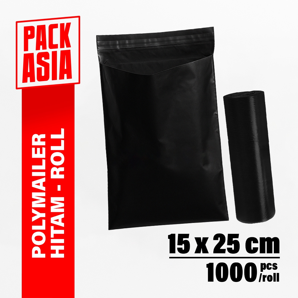 

Packasia - Polymailer Kantong Plastik Kemasan - 15 x 25 cm - Isi 1000pcs