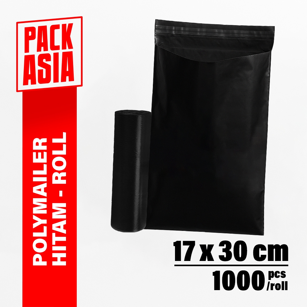 

Packasia - Polymailer Kantong Plastik Kemasan - 17 x 30 cm - Isi 1000pcs