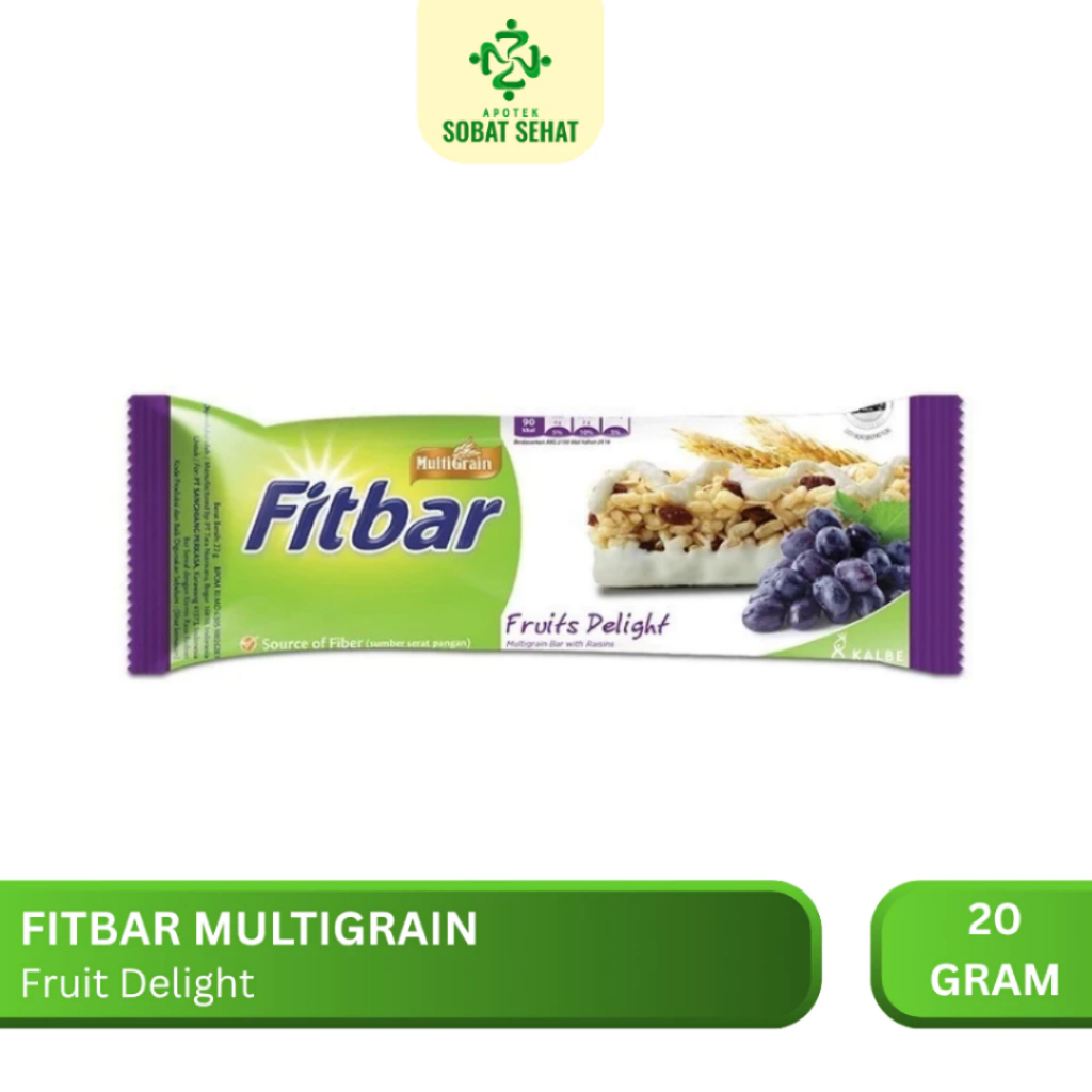 

Fitbar Fruits Delight 20gr Multigrain Serat Tinggi