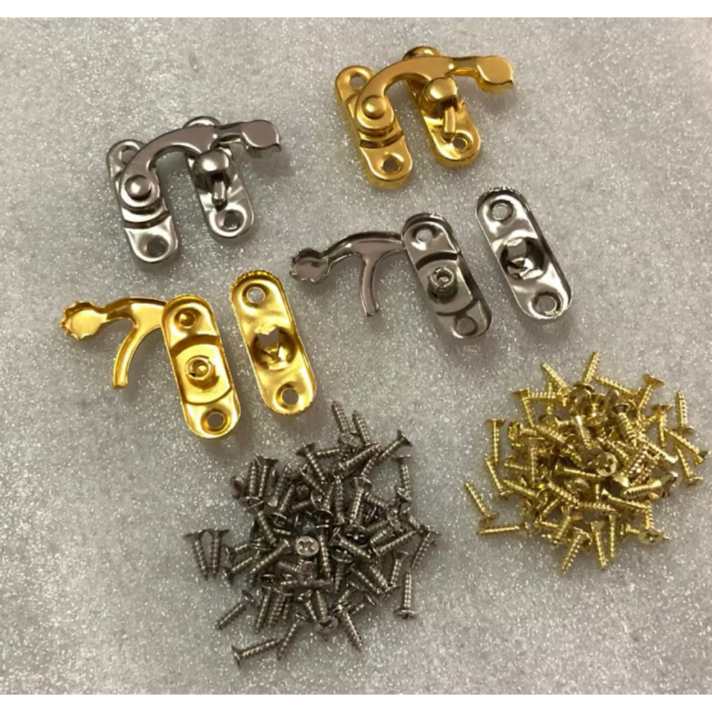 kunci pengait box / kunci kotak perhiasan / kunci kotak plakat / 100sets