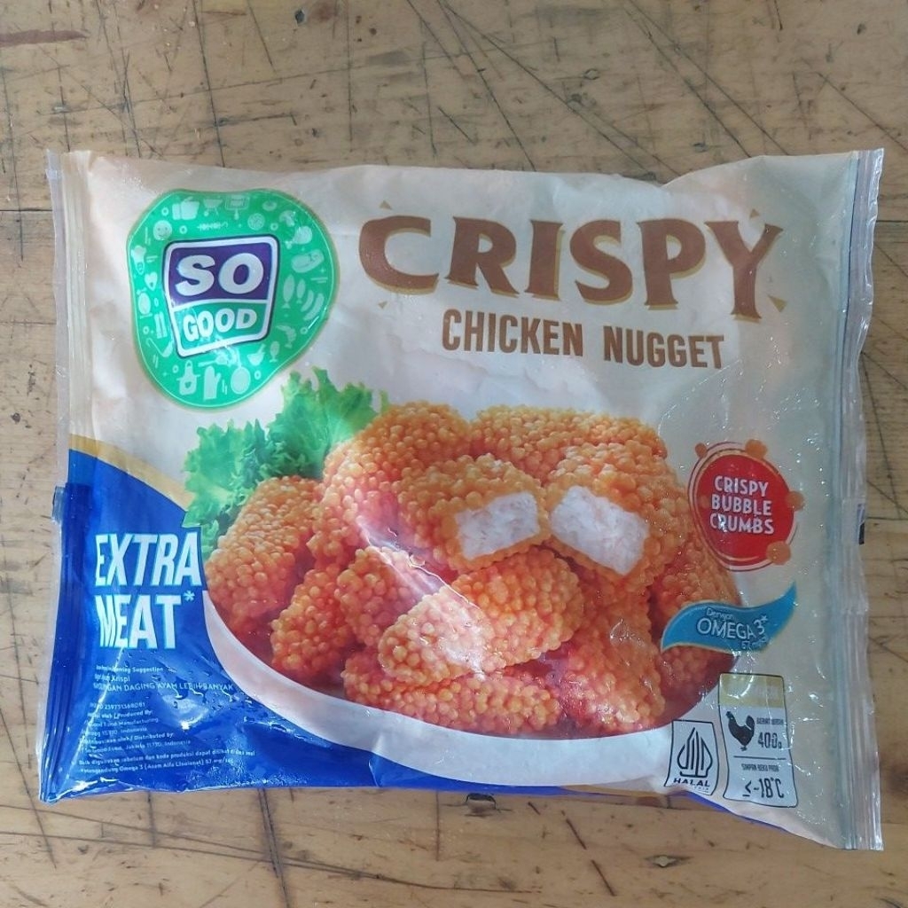 

SO GOOD CRISPY CHICKEN NUGGET 400GR