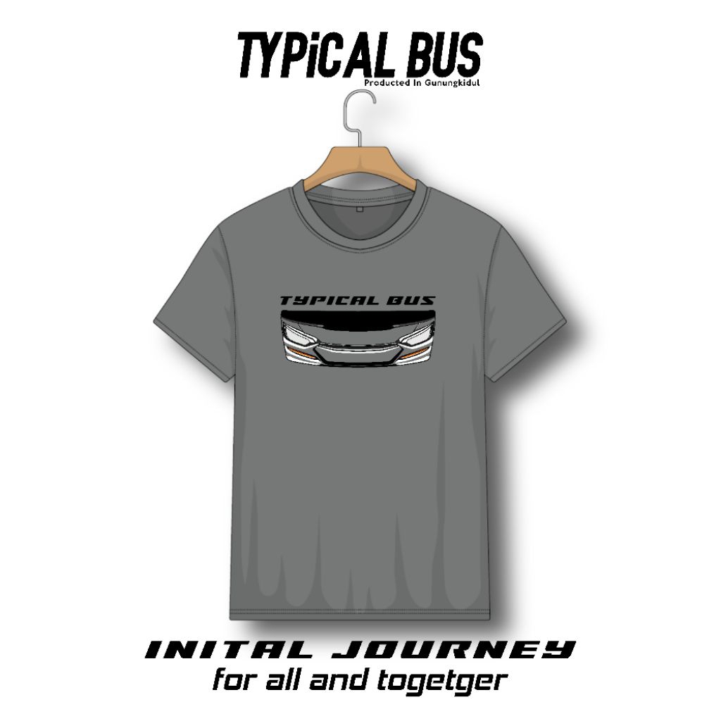 TypicalBus.ID Kaos Bus mania premium simple elegant