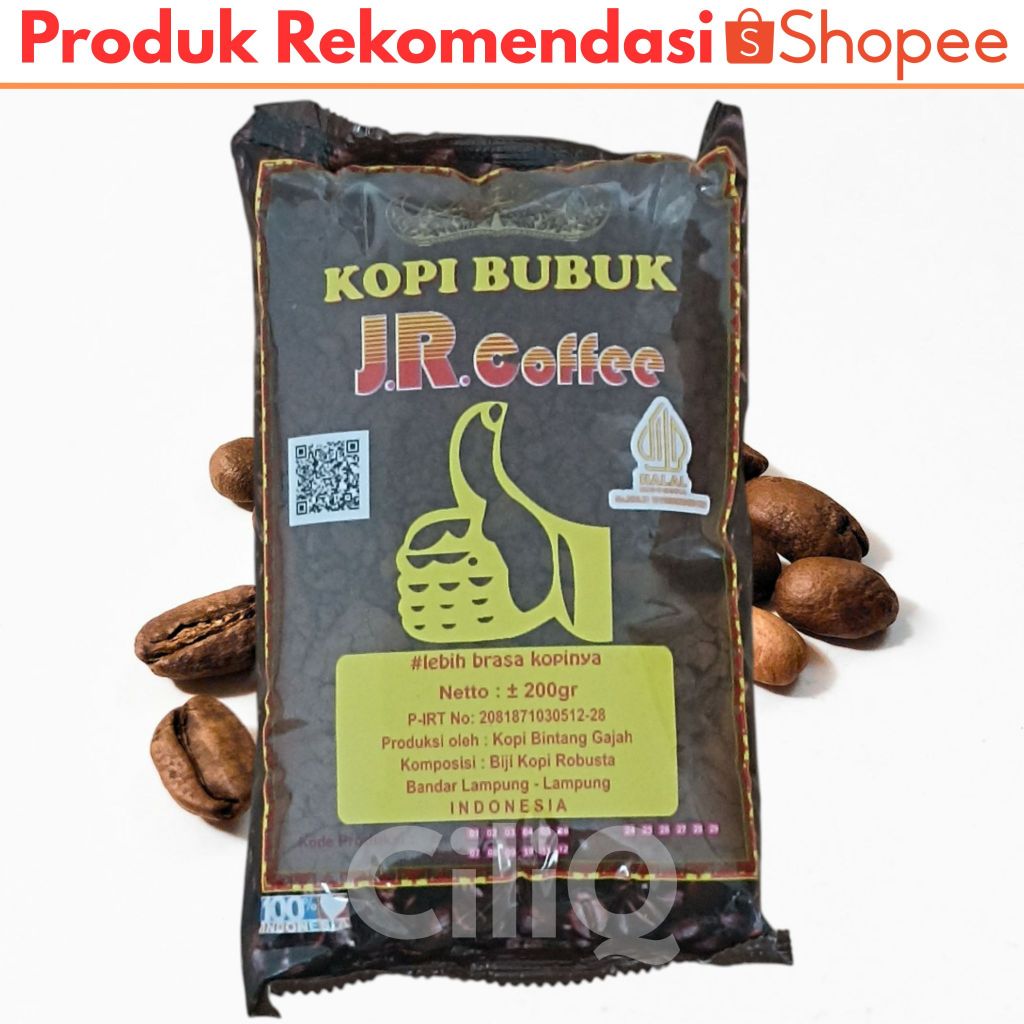 

Kopi Cap D.J Cap JR Cap JB Kopi Bubuk Robusta Lampung DJ