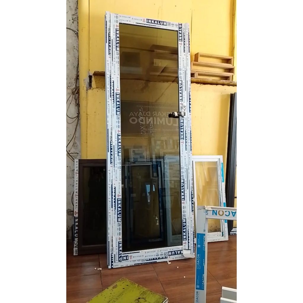 ✨KUSEN PINTU KACA SINGLE ALUMINIUM ESTETIK✨