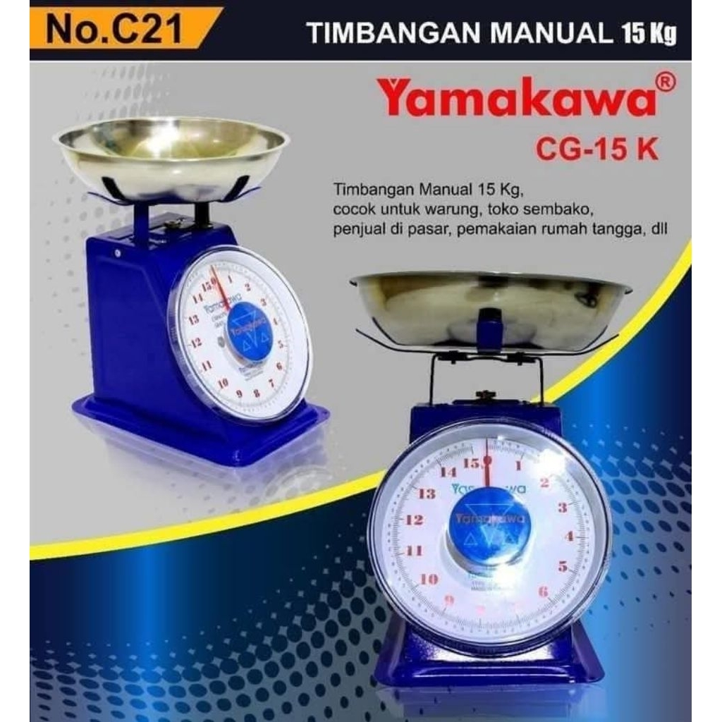Timbangan duduk Yamakawa l Timbangan 15kg,