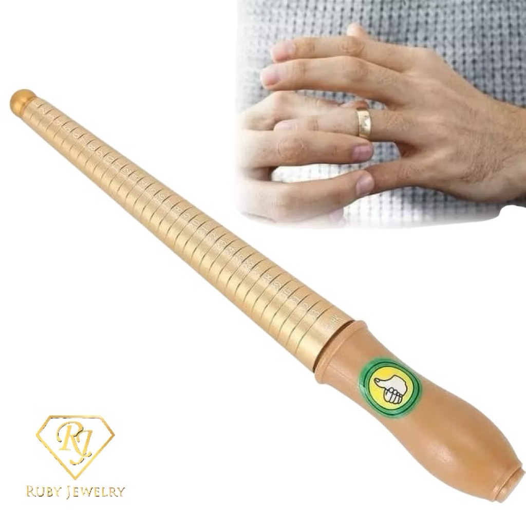 Alat Ukur Cincin / Stik Ukur Cincin Kuningan / TSK Ring Size