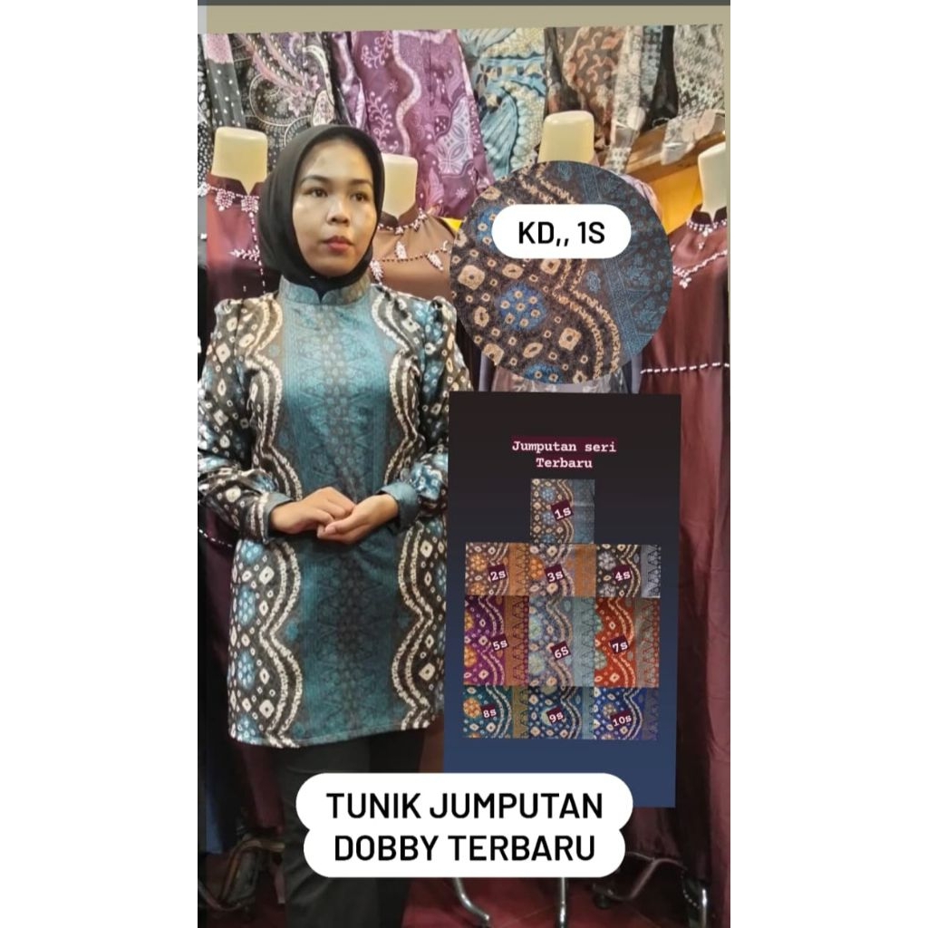 tunik jumputan jumbo