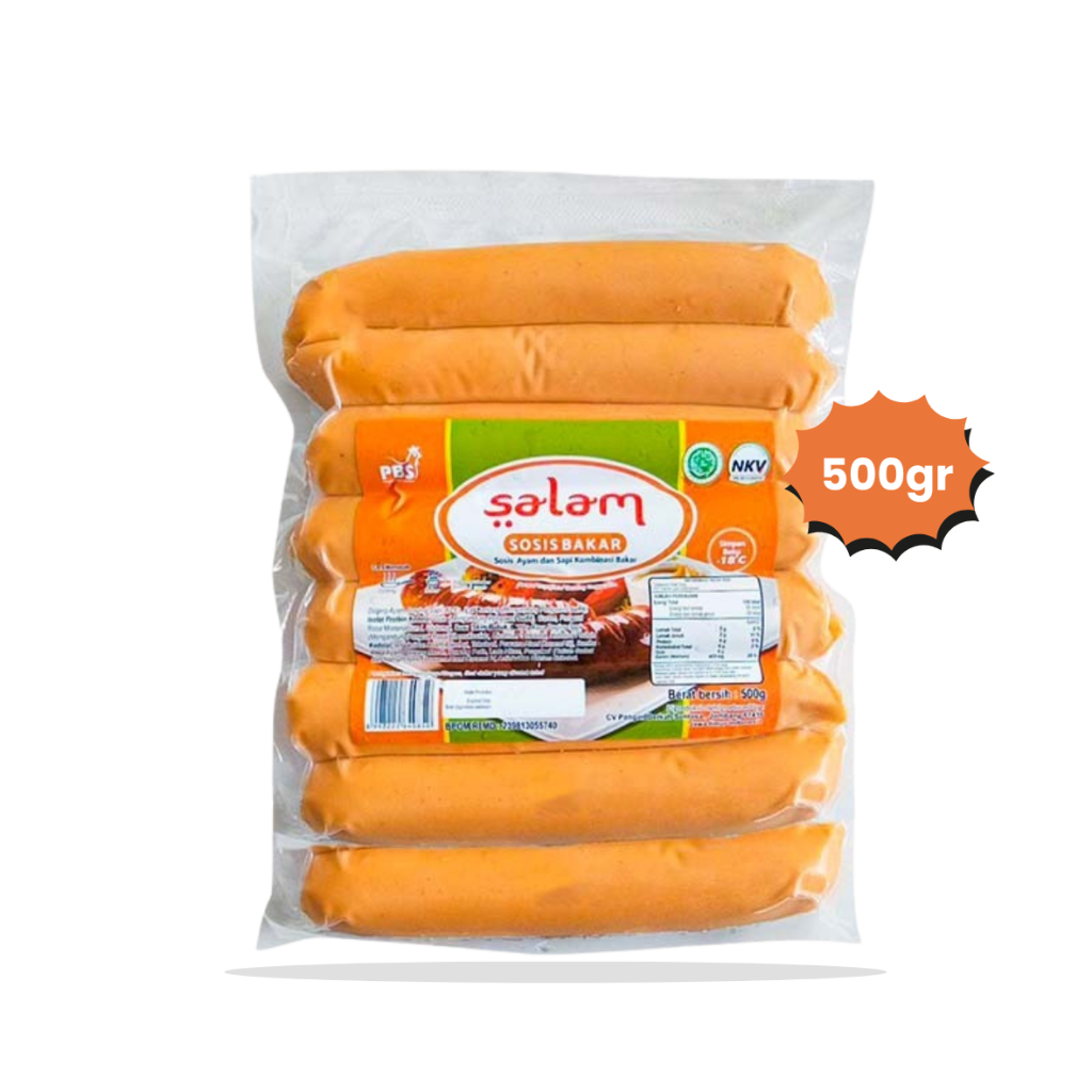 

SALAM SOSIS BAKAR JUMBO 8 PCS 500GR