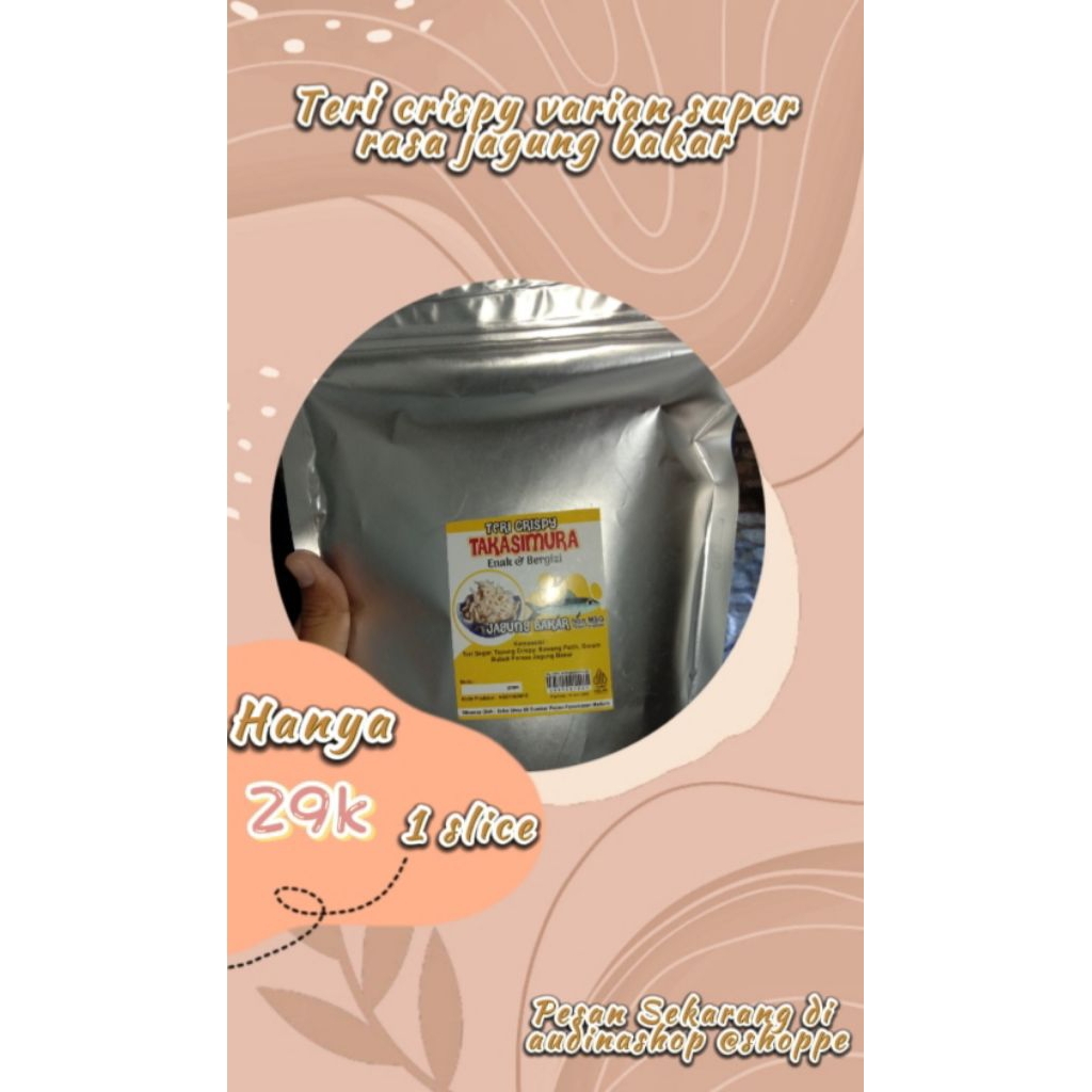 

ikan teri rasa jagung bakar