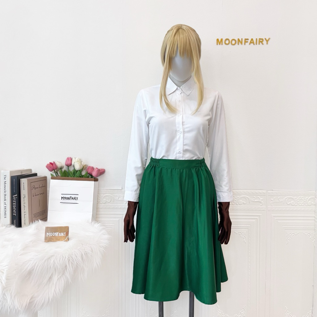 【Moonfairy】Ready Stock - Violet Evergarden Cosplay Costume Casual Anime Kostum