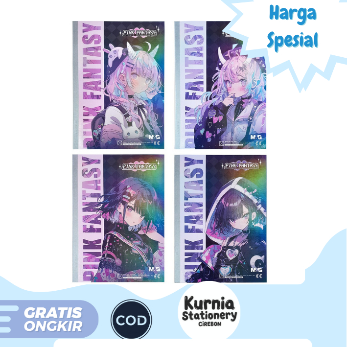 

M&G Notebook Single Ruled B5 Pink Fantasy / Buku B5 APNB054