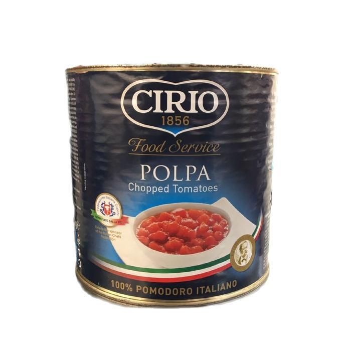 

Cirio Polpa Chopped Tomatoes 2500gr / Potongan Tomat