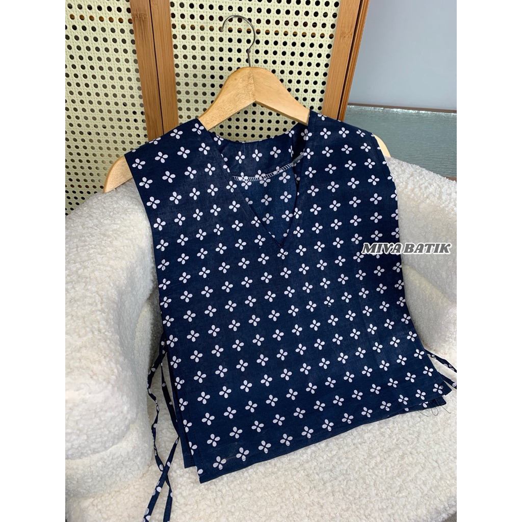 VEST ROMPI BATIK WANITA MODERN/VEST WANITA KANTORAN