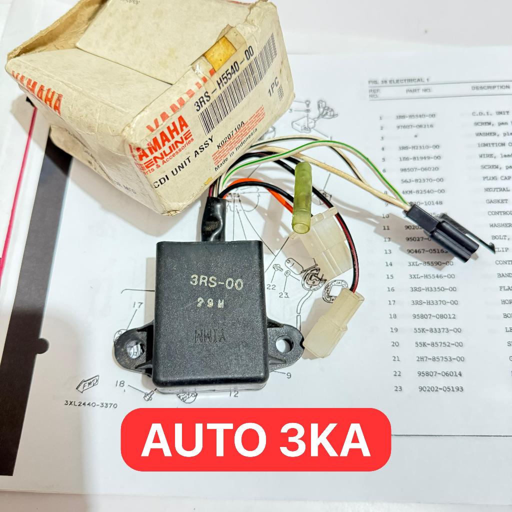 CDI UNIT ASSY YAMAHA RXZ RZR ORI ORIGINAL 3RS-H5540-00