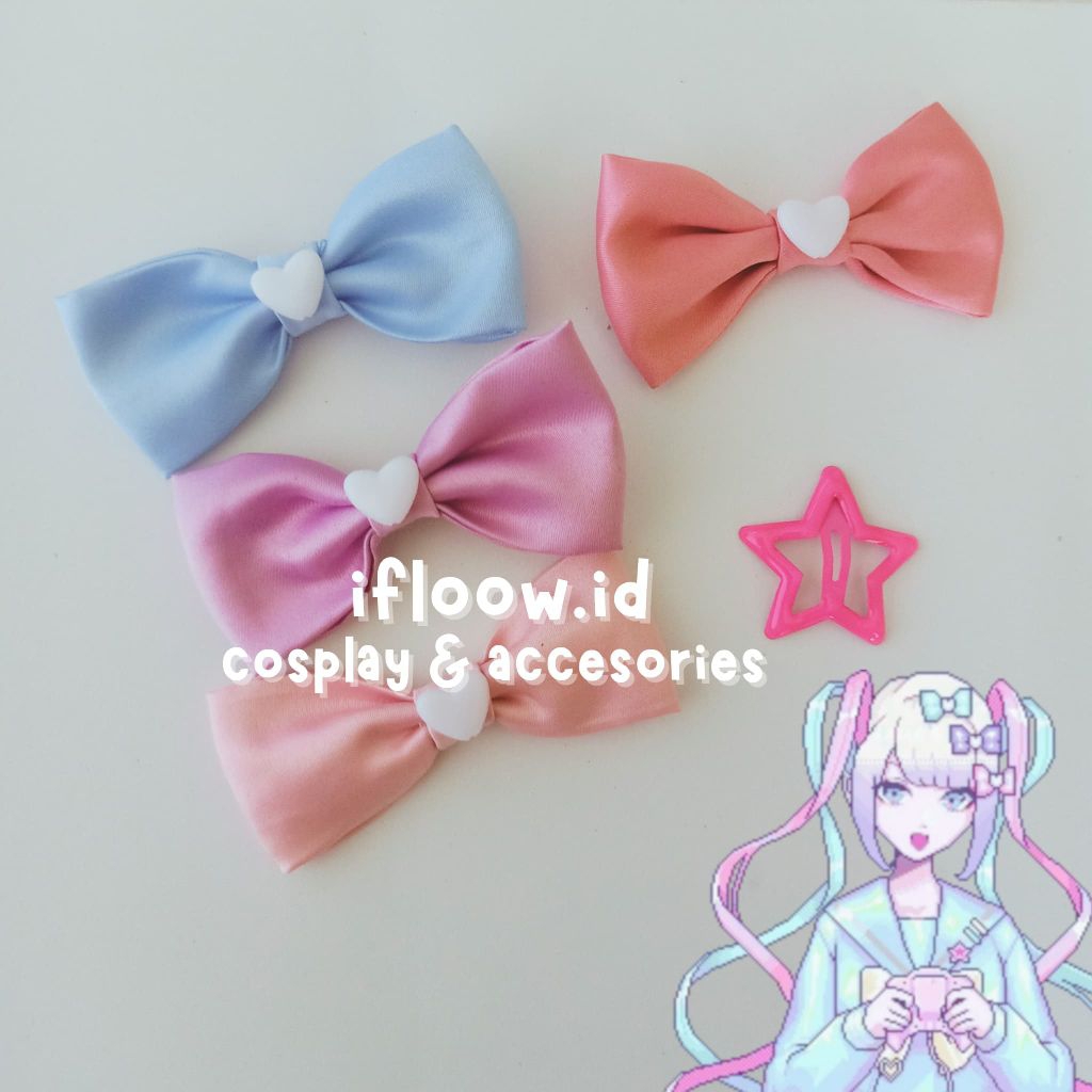 (acc cosplay) KAngel Needy Streamer Overload Hair Pin | Jepit rambut AmeChan KAngel