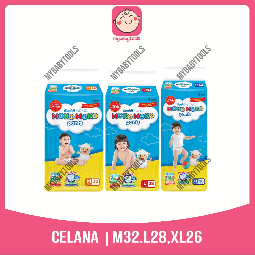 GENKI MOKO MOKO PANTS M32 L28 XL26 POPOK CELANA