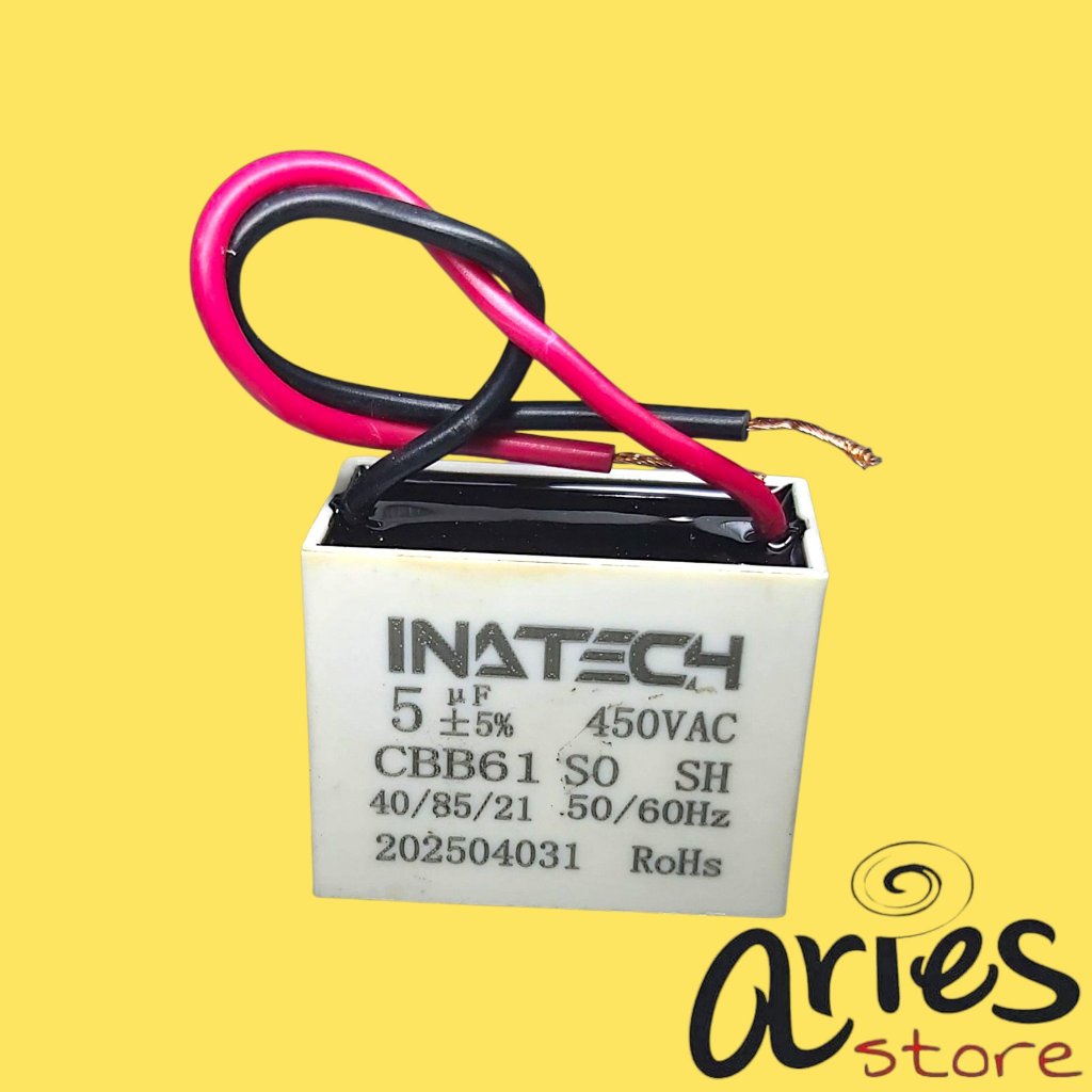CAPASITOR KOTAK INATECH 5uf 450v CAPASITOR 5uf 450v