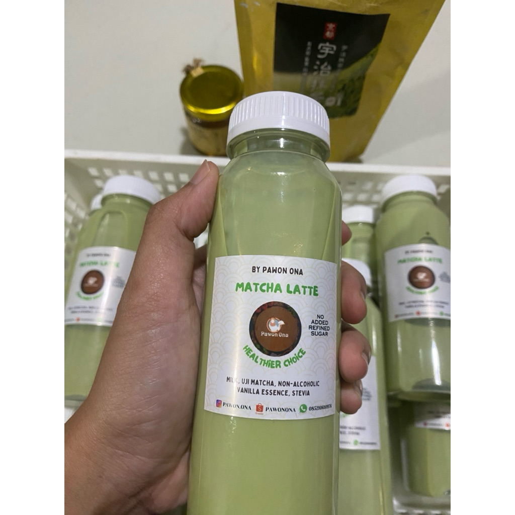 

Matcha Latte - No sugar, full dairy milk, with stevia, healthy