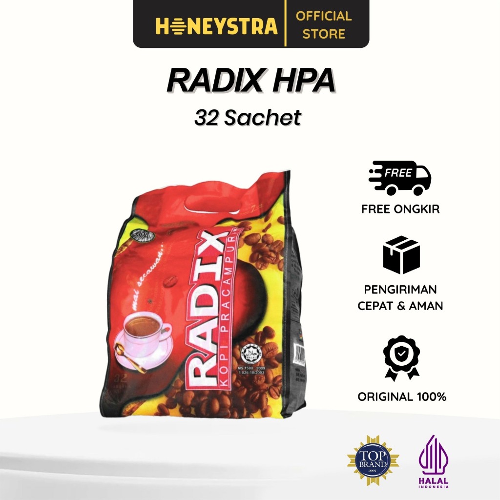 Kopi Radix hpa Malaysia Asli Isi 32 Sachet