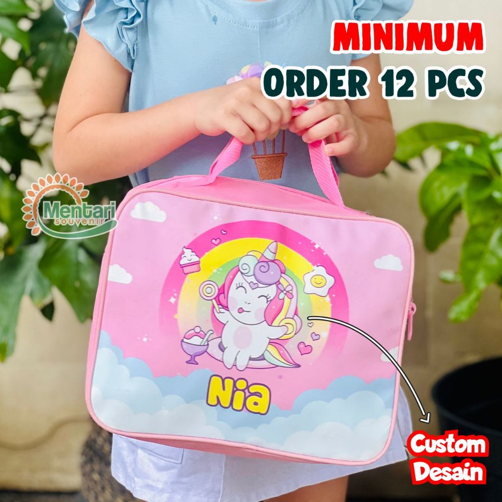 

(BOXY BAG) TAS ULTAH ANAK ULANG TAHUN CUSTOM PREMIUM Souvenir TK BIRTHDAY FREE DESIGN Baby Born