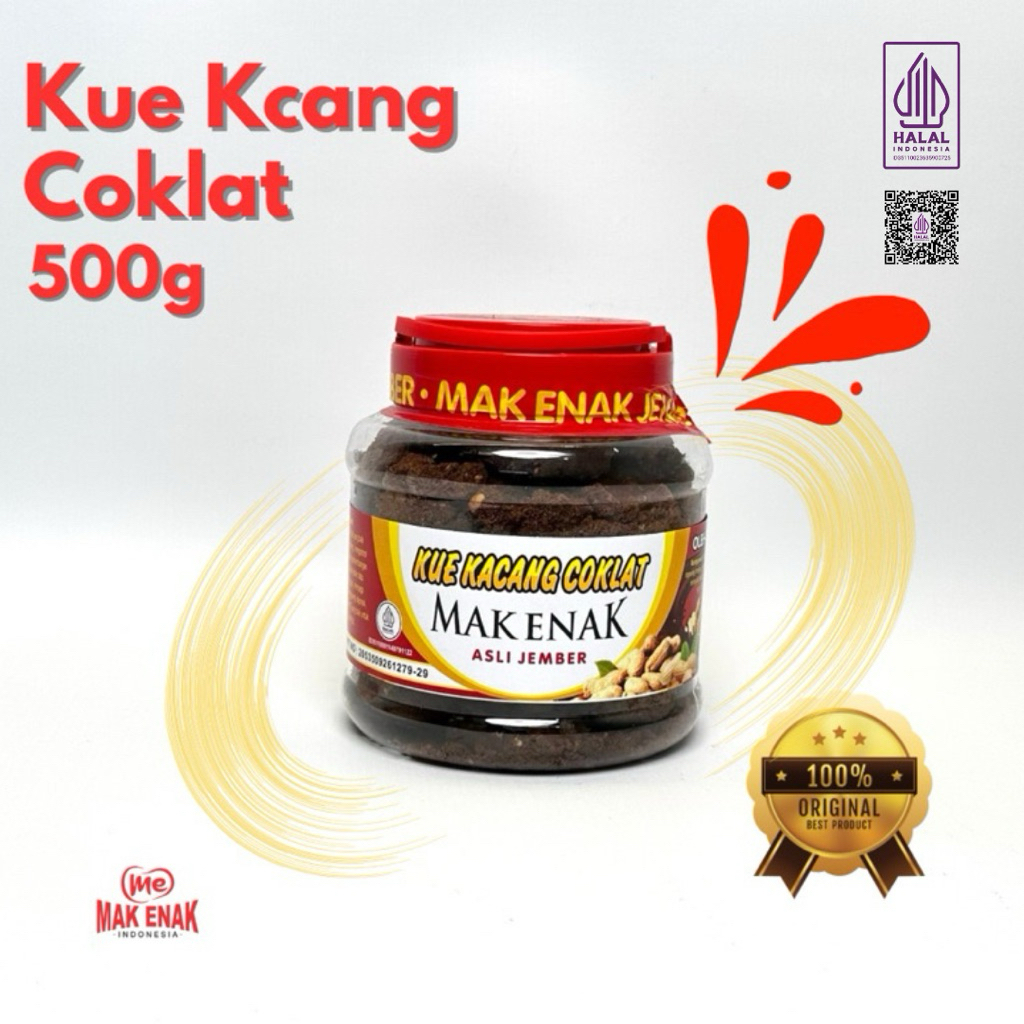 

KUE KACANG COKLAT 500 GRAM | MAK ENAK INDONESIA