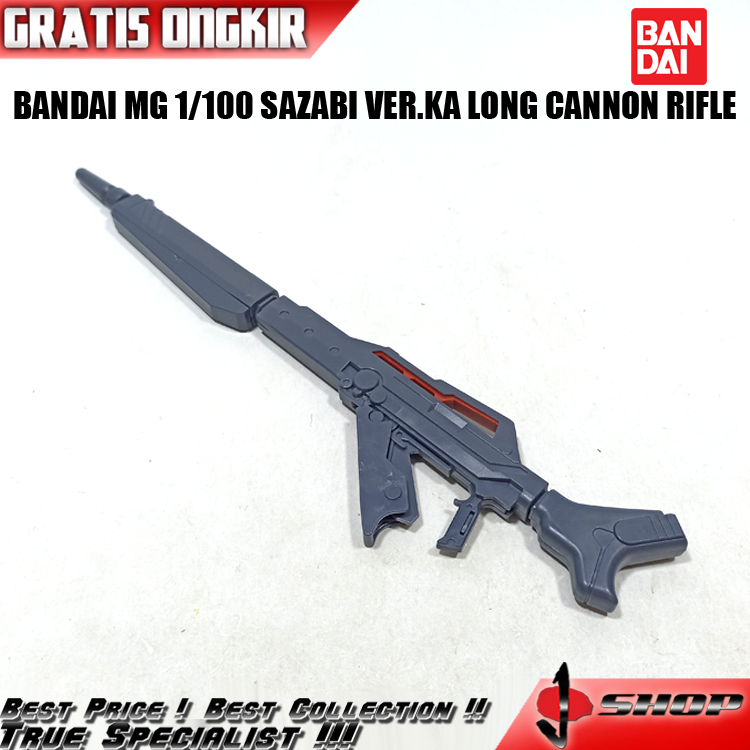 BANDAI MG 1/100 SAZABI VER.KA LONG CANNON RIFLE MG1822