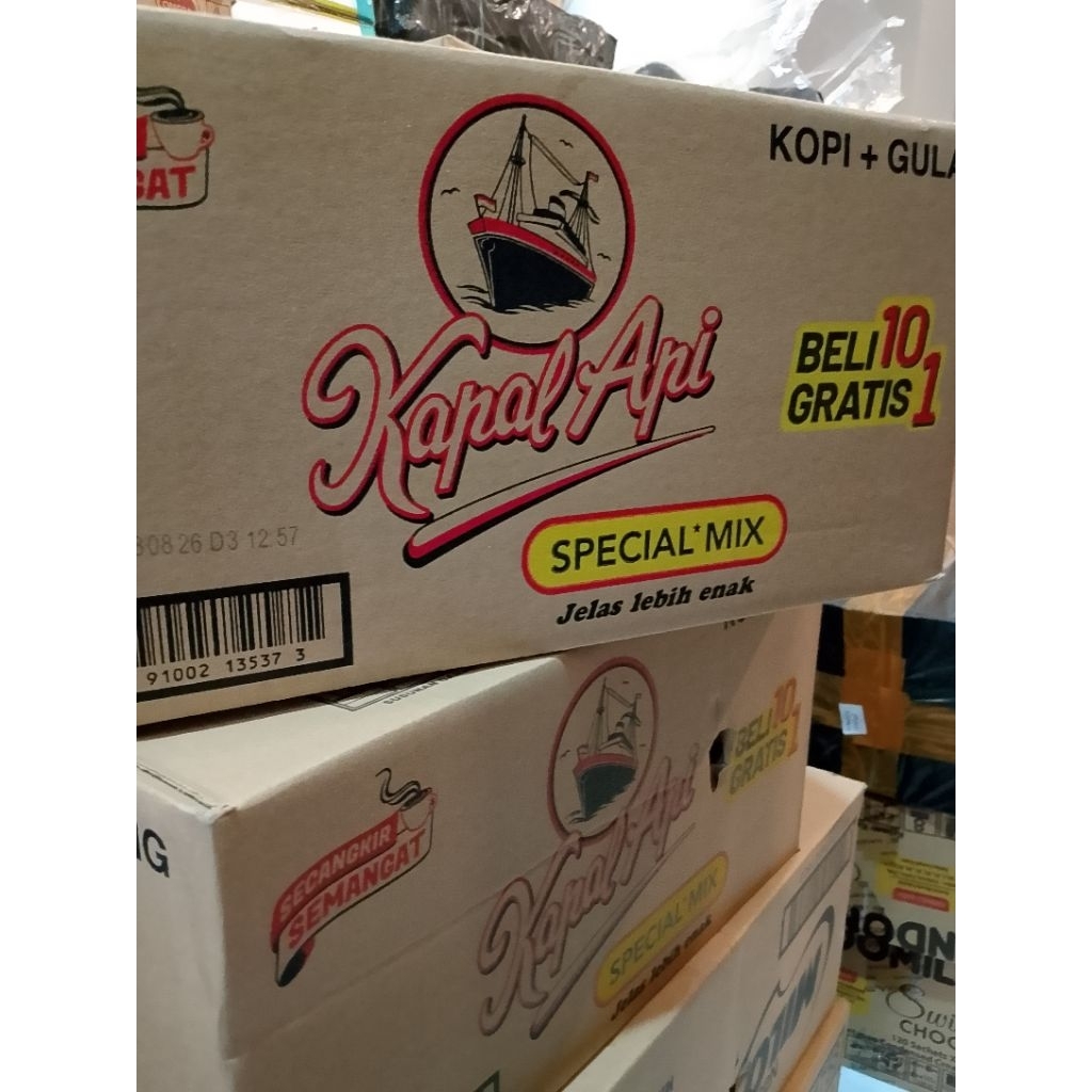 

kopi kapal api sachet special mix. 1karton