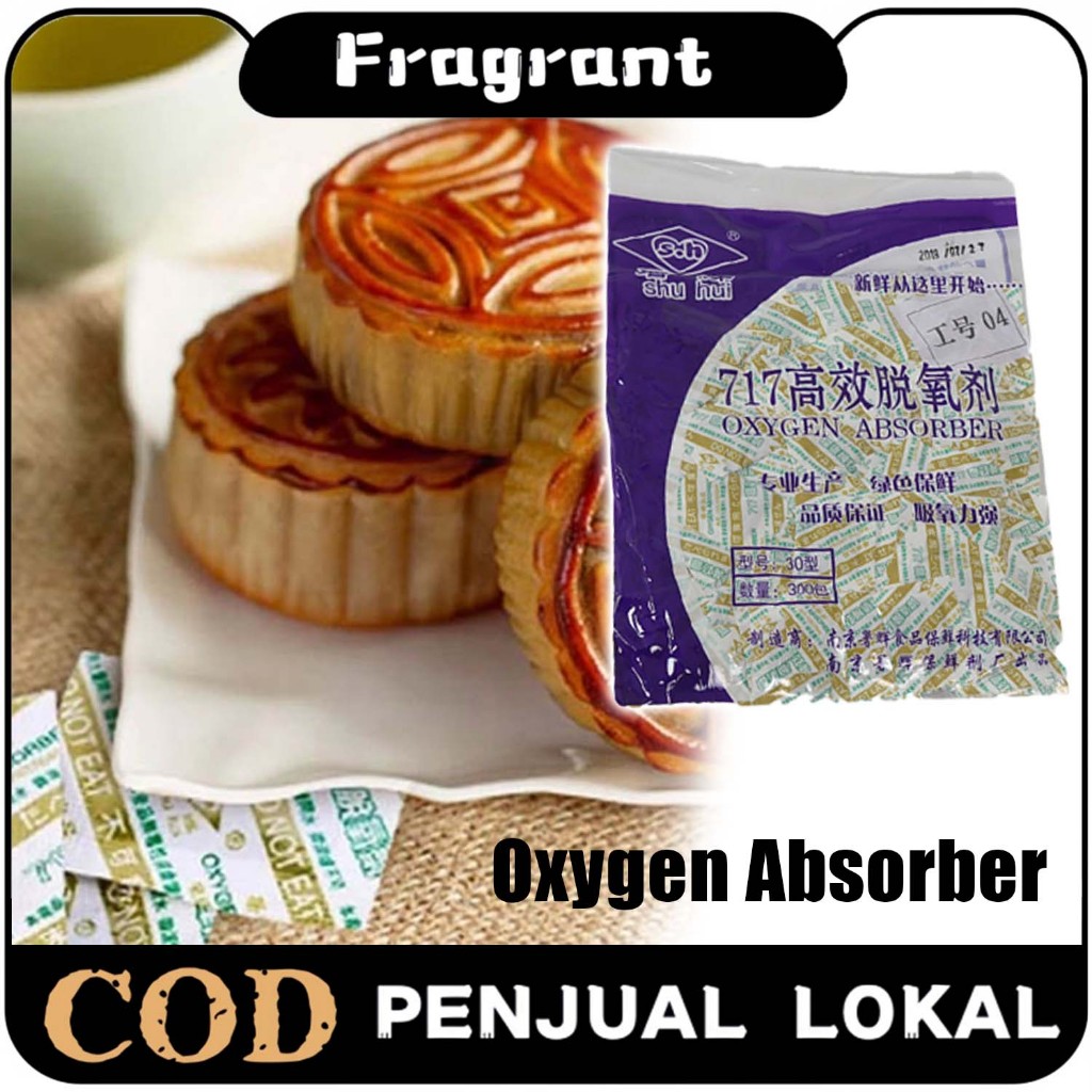 300Per Bungkus Oxygen Absorber Food Grade/Natural Desiccant Food Grade