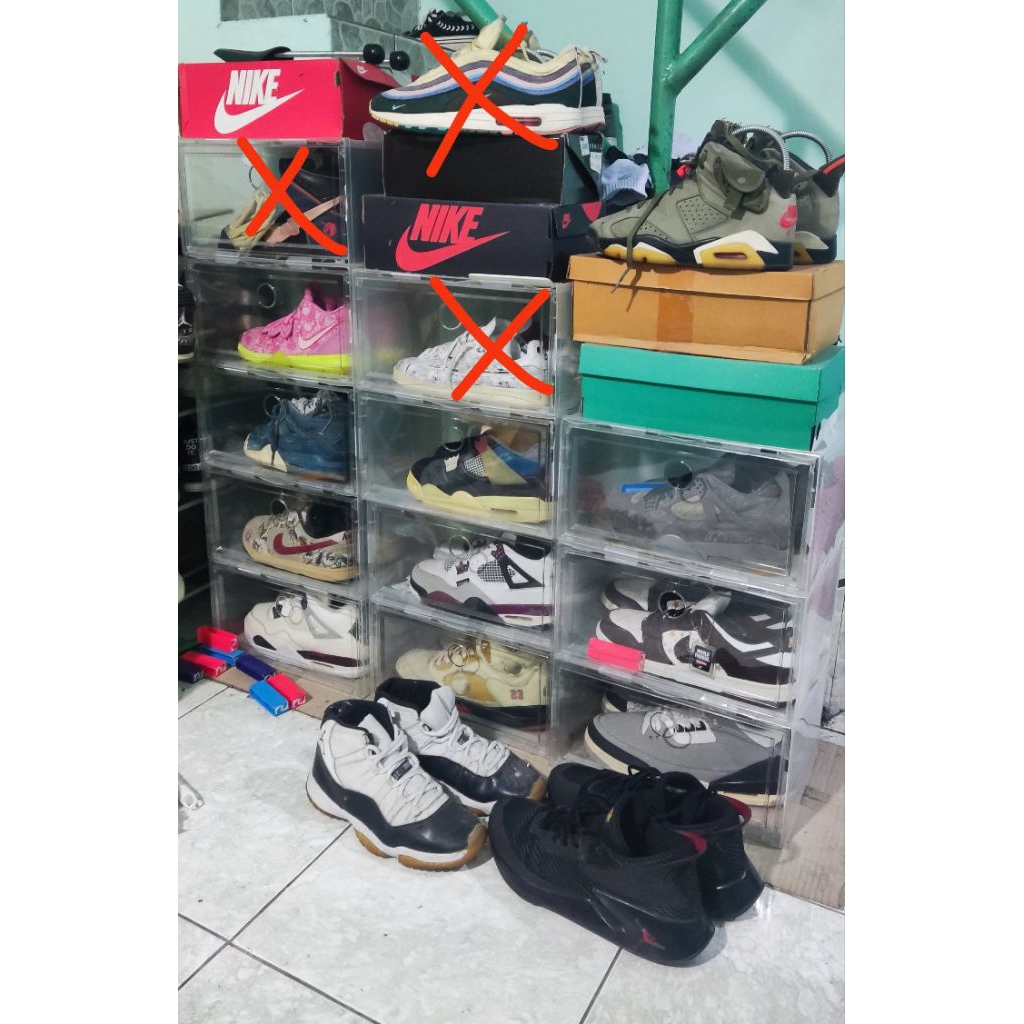 BORONGAN SEPATU SECOND BASKET DAN SEDIKIT RUNNING AMBIL DI RUMAH 100 PASANG