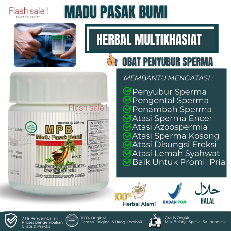 Madu Pasak Bumi Penyubur Sperma Pria Herbal – Obat Kesuburan, Vitalitas & Promil Pria