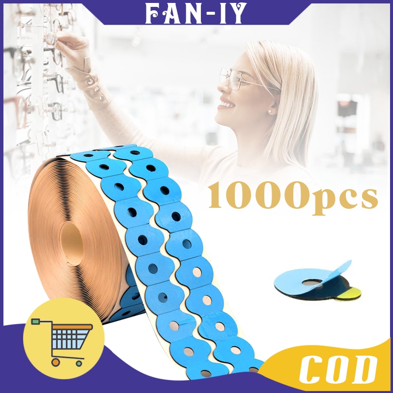 1000Pcs Nose Pad Kacamata Optical Eyeglasses Lens Edging Non-Slip Blocking Pad Sticker