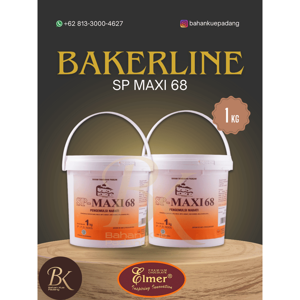 

Bakerline SP Maxi 68 Kemasan 1 Kg – Pengembang Kue untuk Bolu, Sponge Cake & Cake Ulang Tahun