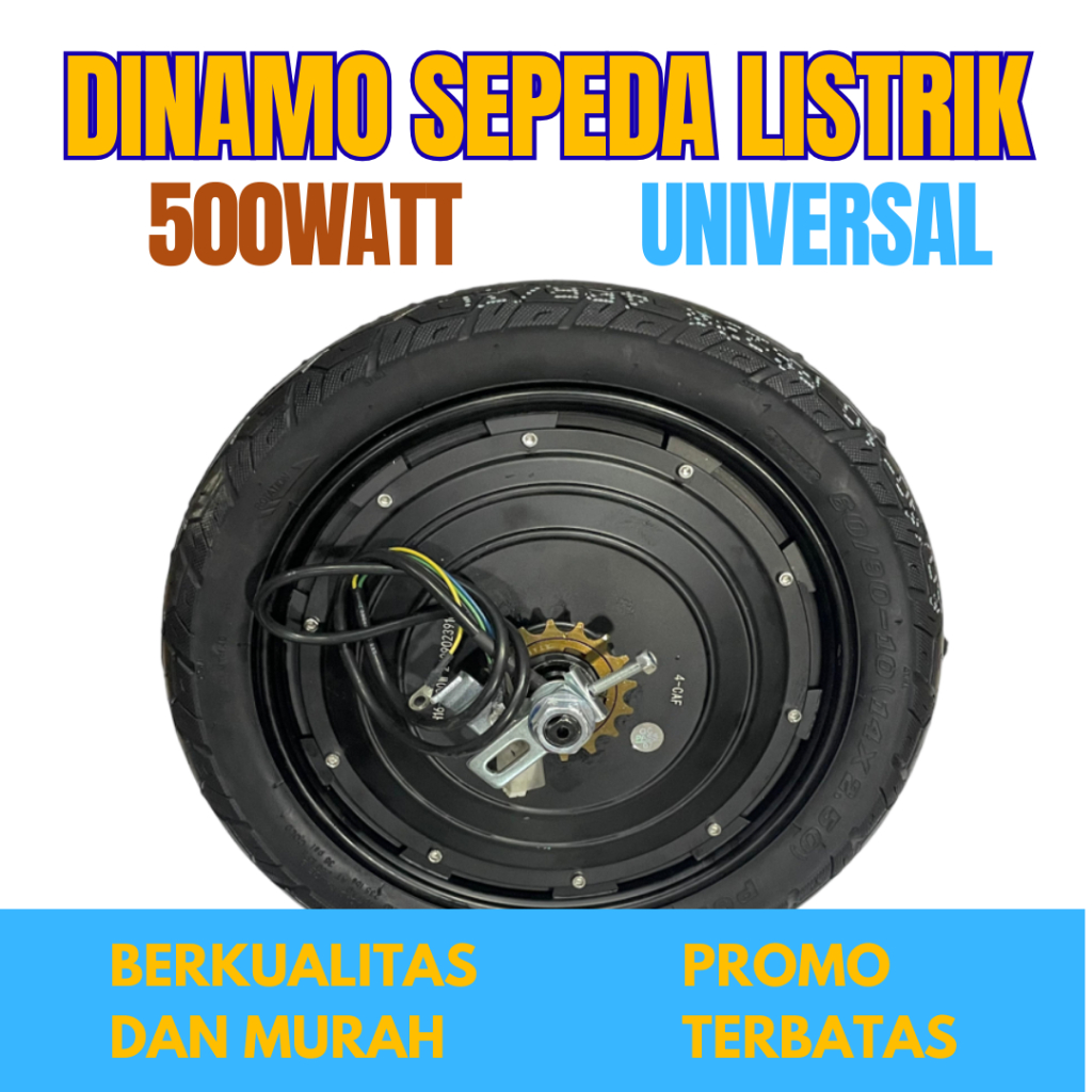 Dinamo Sepeda Listrik 500Watt-Cocok Untuk Semua Jenis Merk Sepeda Listrik
