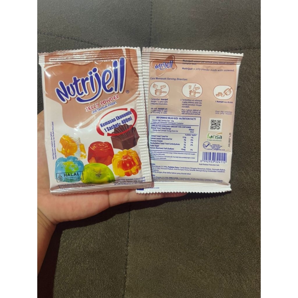 

Nutrijel Coklat kemasan ekonomis 1 sachet