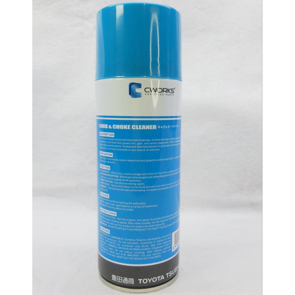 TOYOTA TSUSHO PREMIUM CARBURATOR CLEANER 450ML PEMBERSIH KARBURATOR MOBIL MOTOR SEMPROT KUAT AMPUH