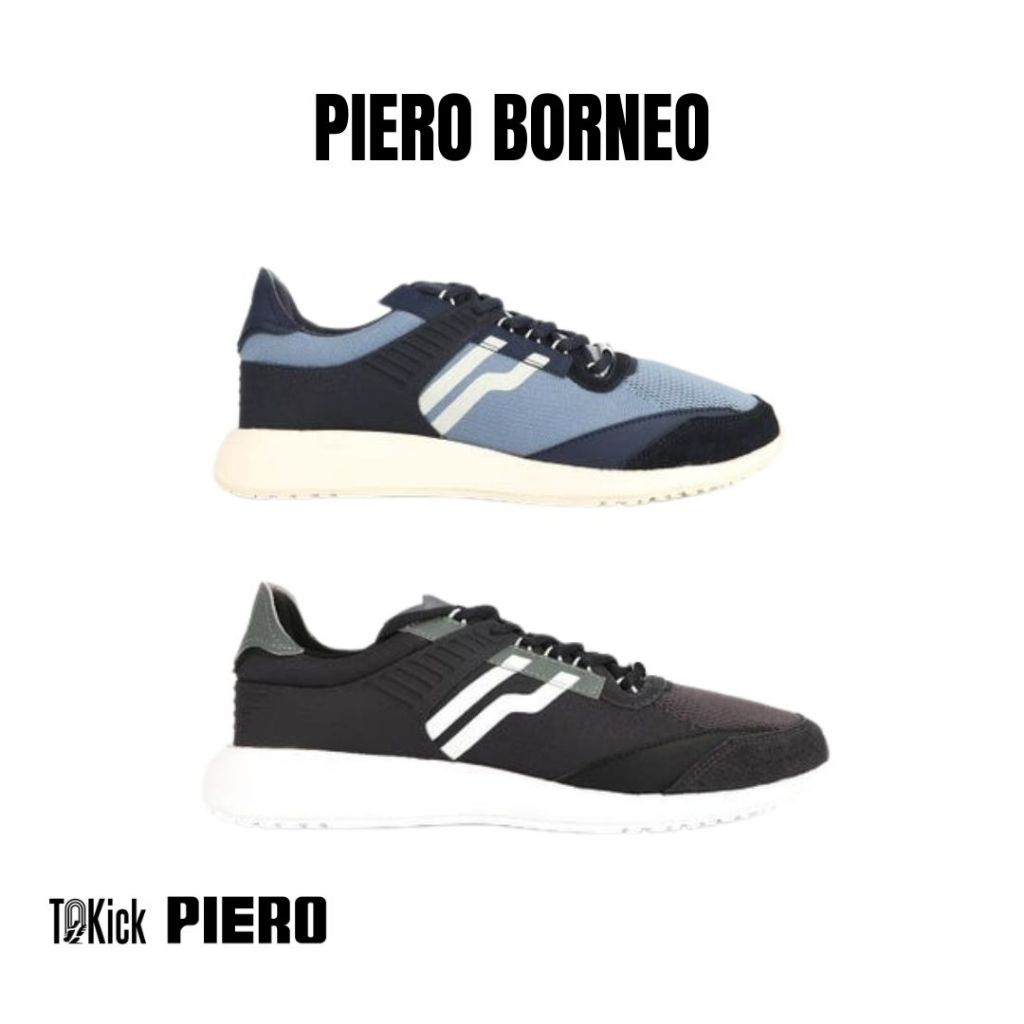 Sepatu Keren Sepatu Sneakers Casual Pria Piero Borneo Original