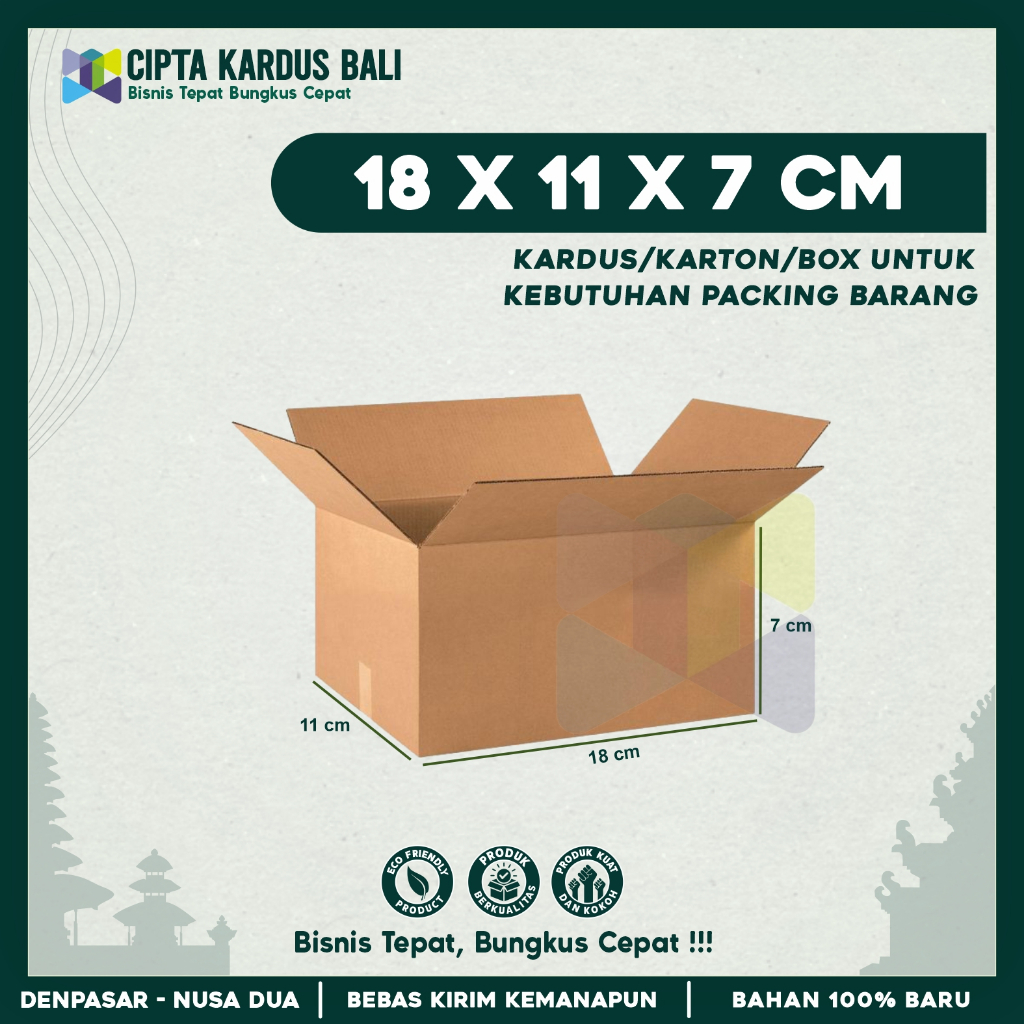 

Kardus Packing 18x11x7 | Box packing | Karton Packing