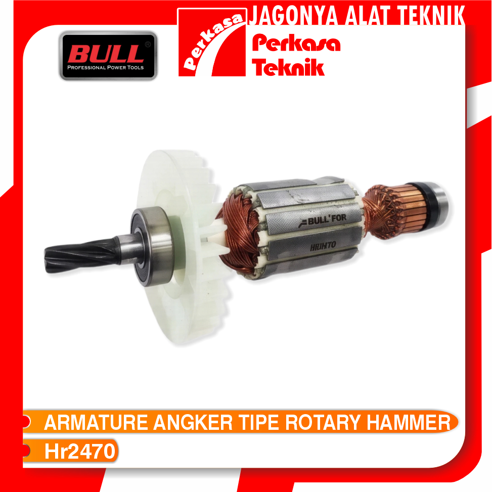 BULL HR2470 HR2460 Armature Rotor Angkur Angker Mesin Bor Rotary Hammer Makita HR 2470/2460
