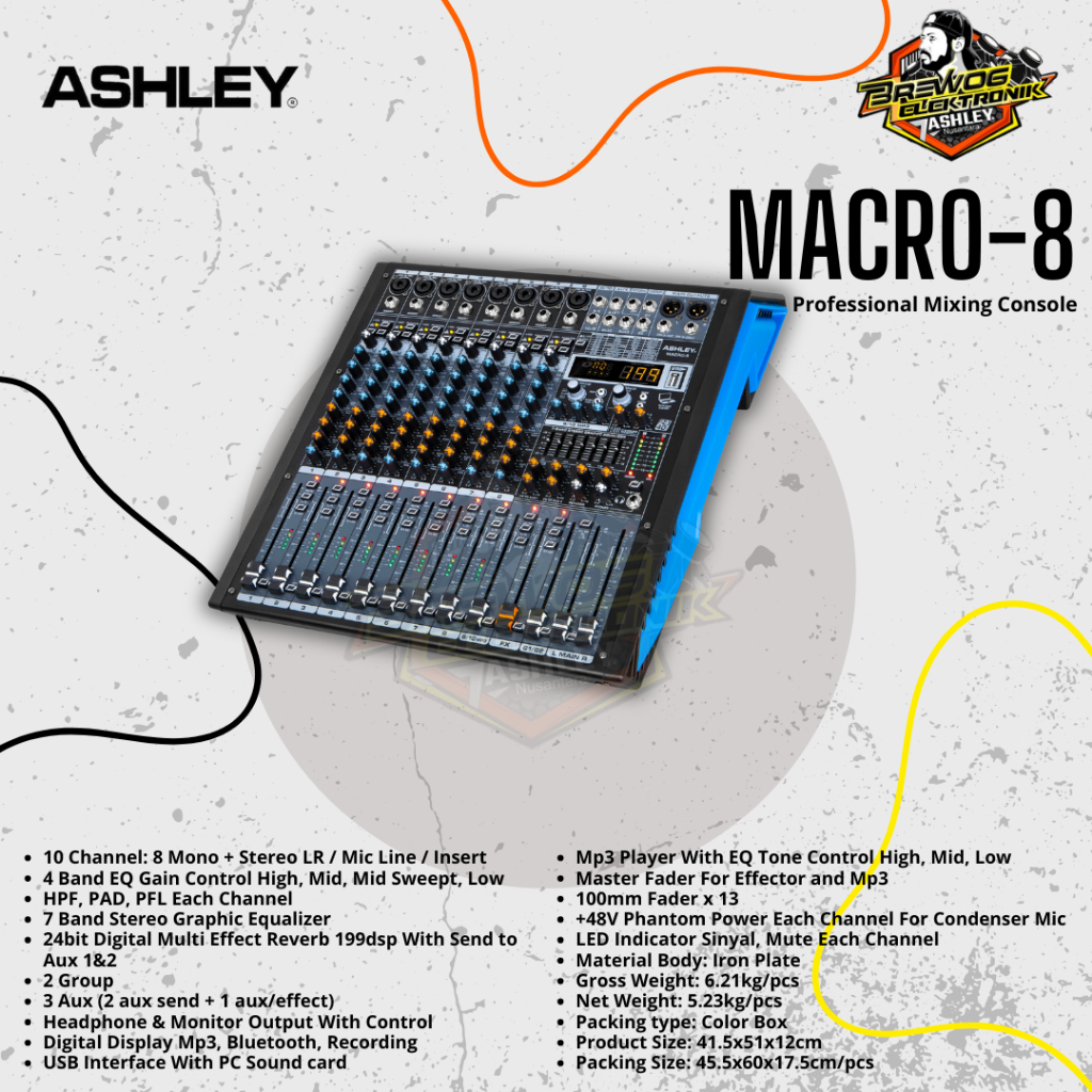 MIXER MACRO 8 ASHLEY