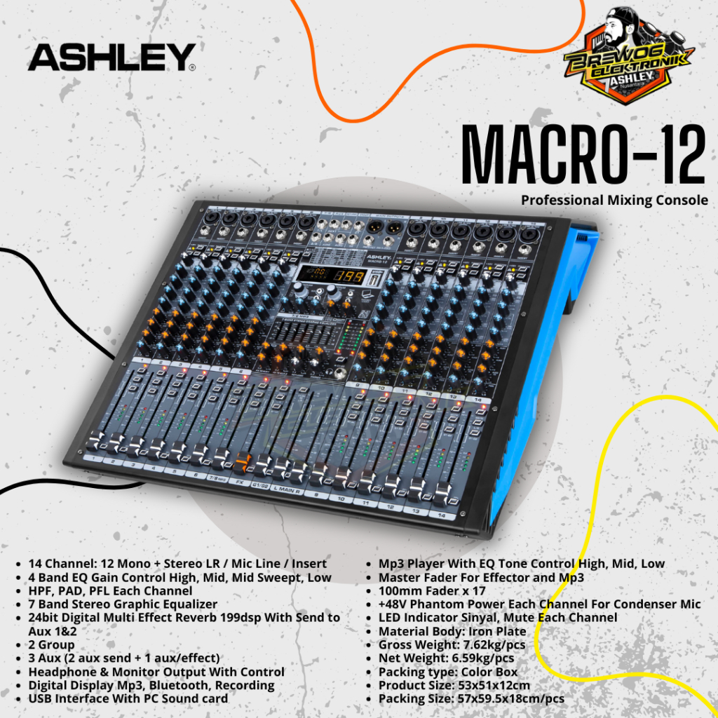 ASHLEY MIXER MACRO 12