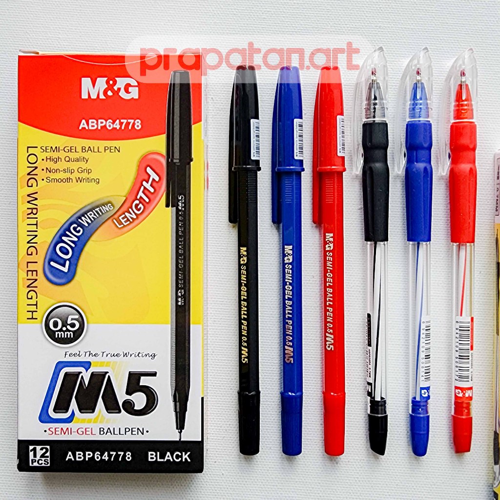 

M&G Semi Gell Ball Pen M5-M7 | Ballpoint | Pulpen