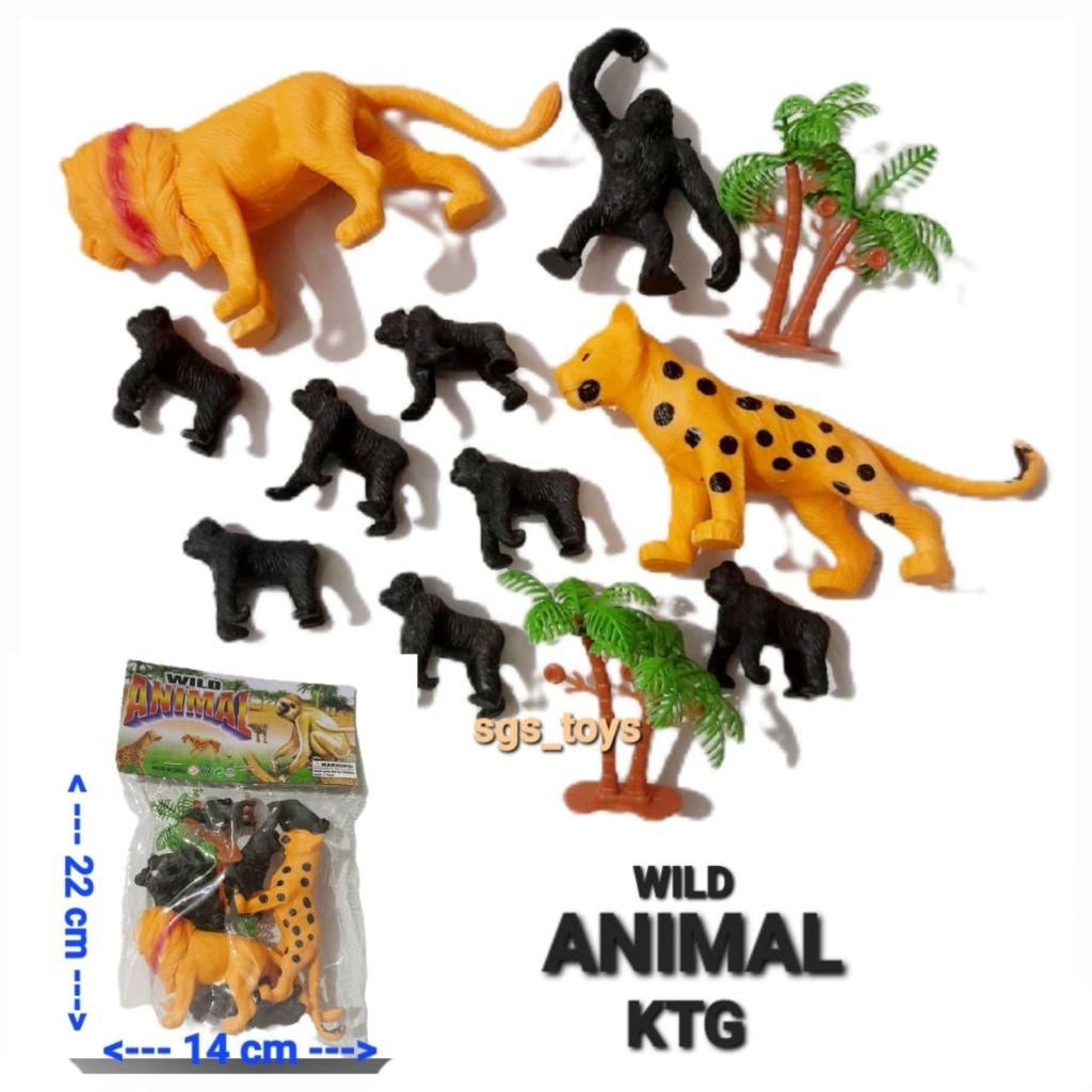 Mainan Hewan Animal Ktg Wild Animal