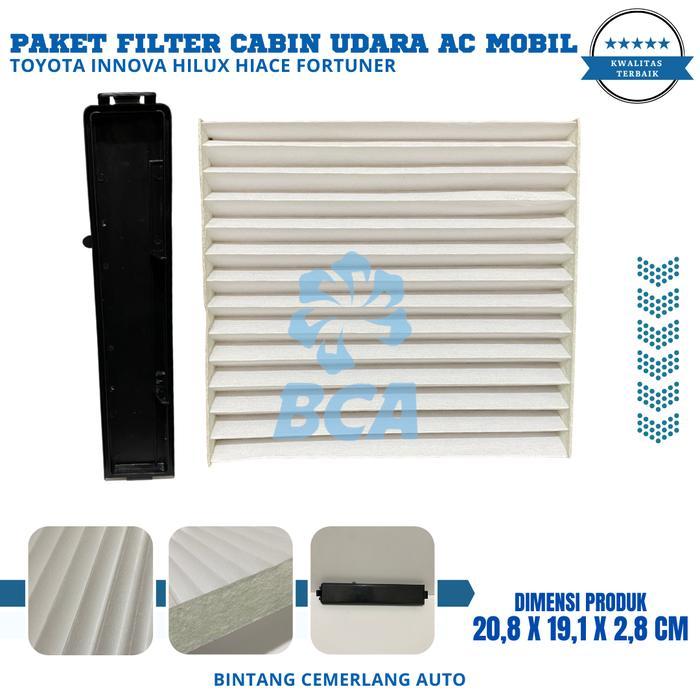 PAKET TUTUP FILTER Dan FILTER AC Mobil Innova Fortuner HILUX HIACE