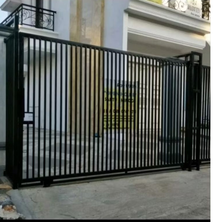 pagar rumah minimalis / pagar dorong minimalis modern / pagar dorong minimalis besi / pagar rumah mi