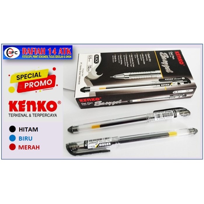 

PULPEN KENKO Easy Gel 0.5 12 pcs (1 Lusin)