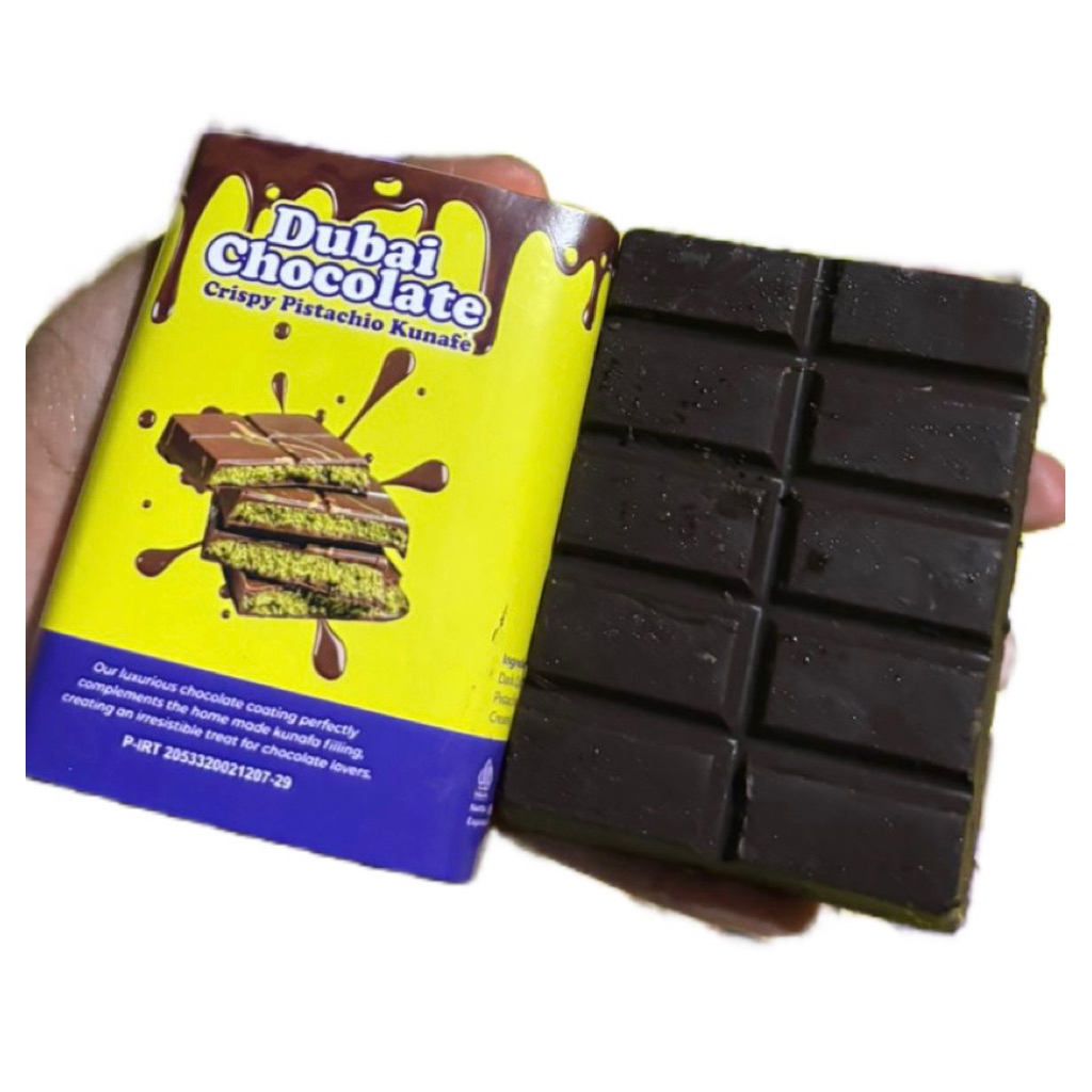 

[80gr] COKLAT DUBAI MINI VERSI ICIP ICIP ISI KUNAFA PISTACHIO