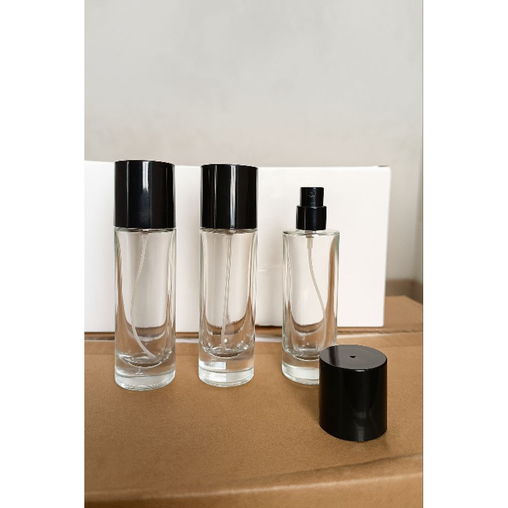 Lusin Botol Parfume Kaca Casa Drat 30ml Tutup Hitam