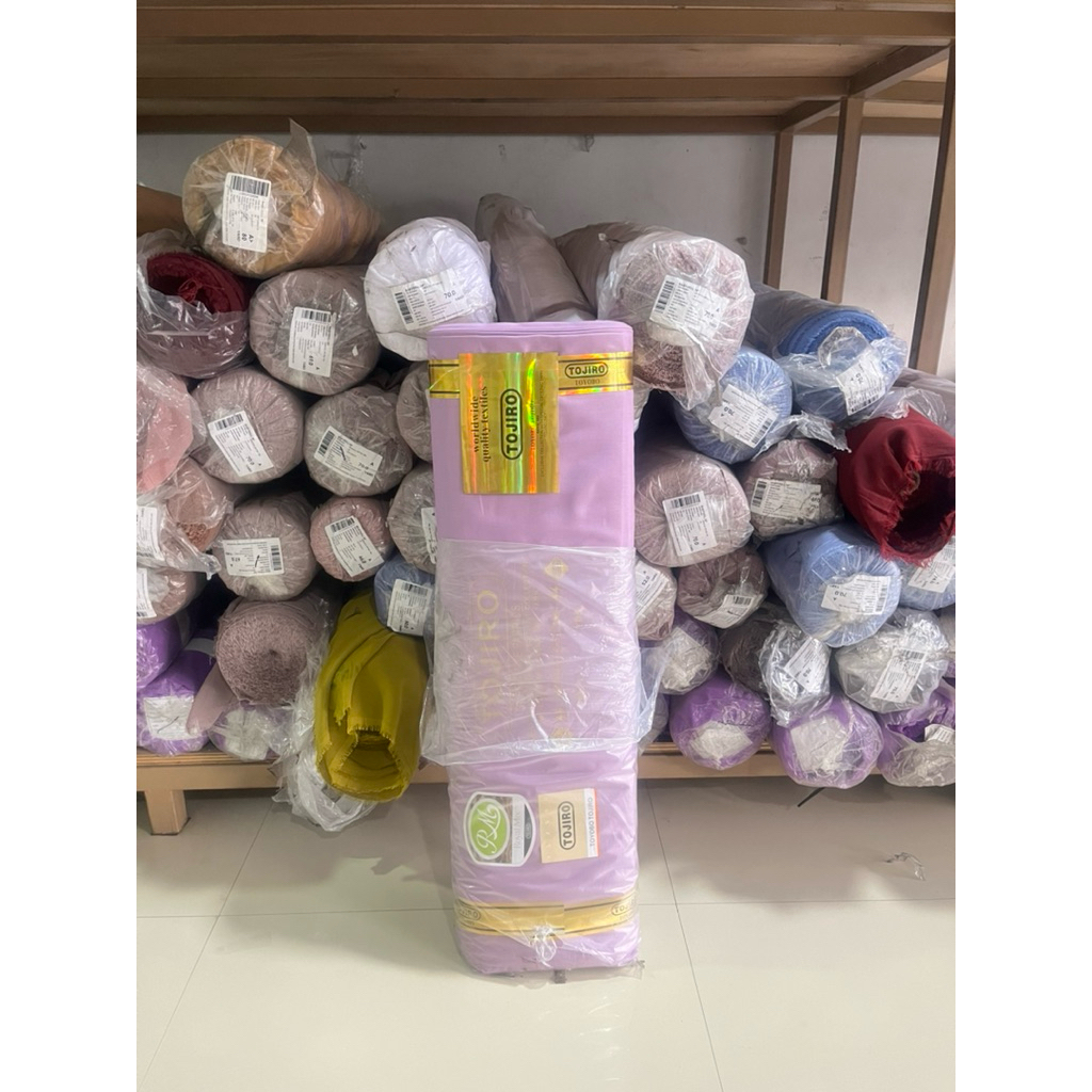 KAIN TOYOBO TOJIRO PREMIUM LILAC 1 ROLLAN/GULUNGAN ISI 40 YARD
