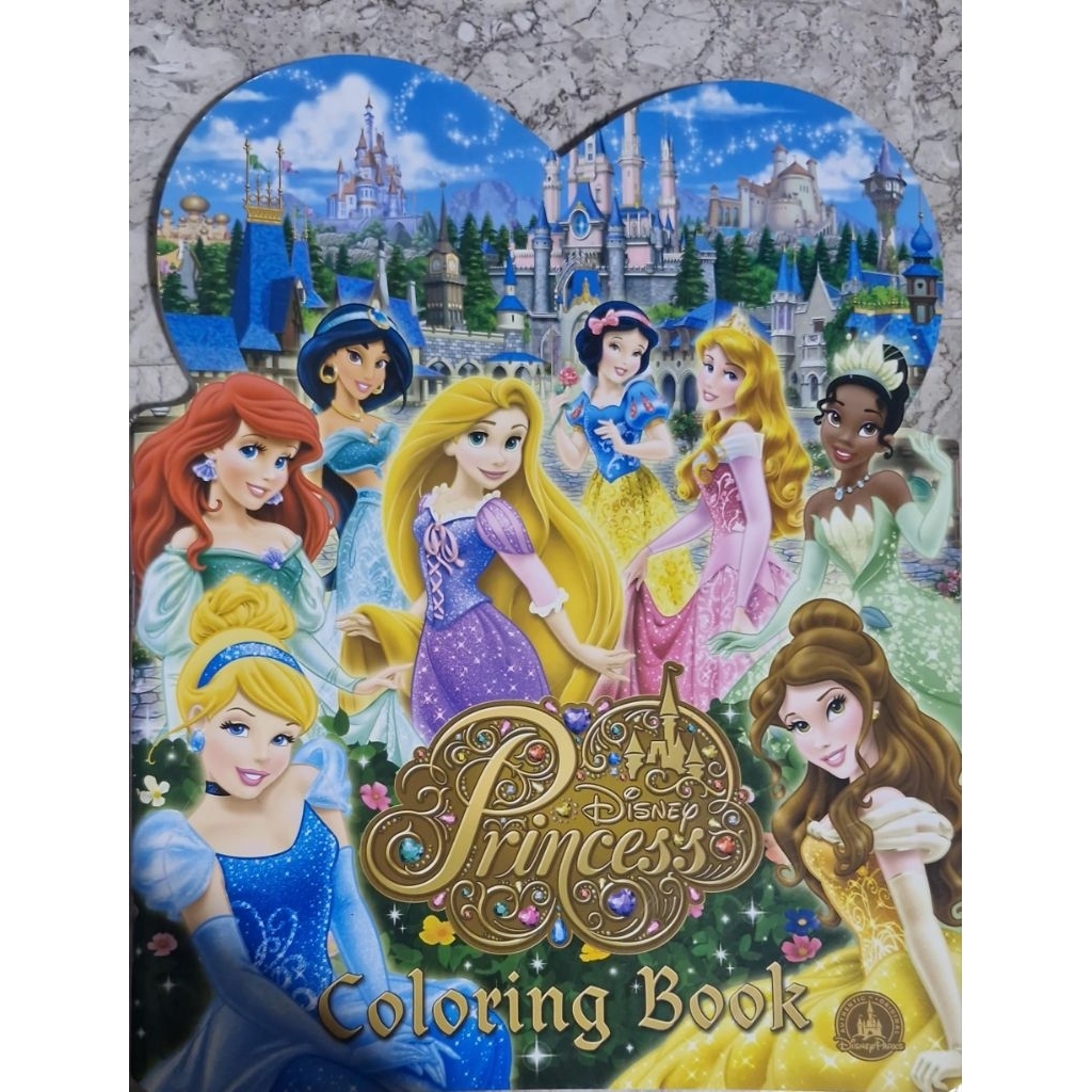 buku coloring disney princess