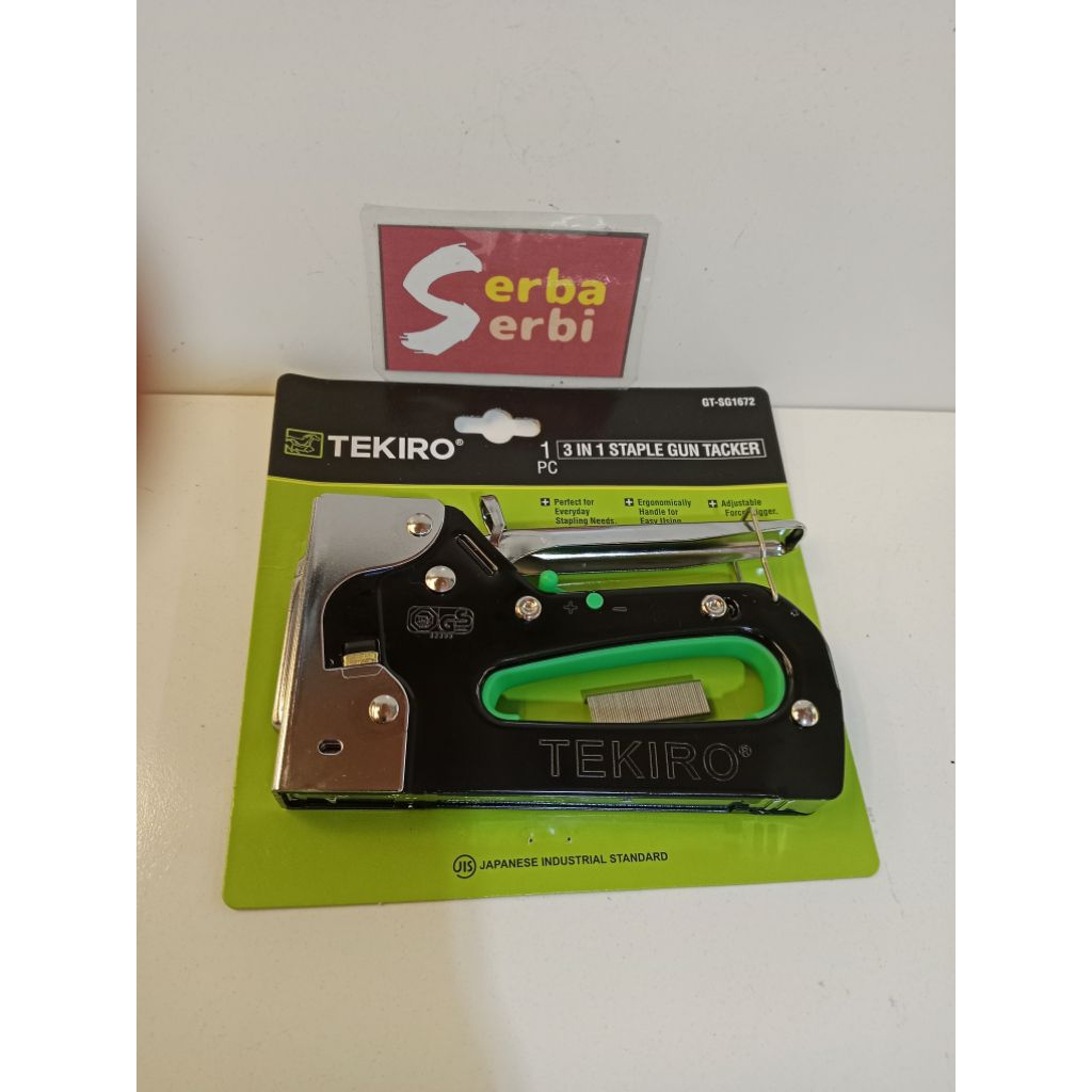 

-SG1672 TEKIRO 3IN1-Staple tangan gun tacker Tekiro